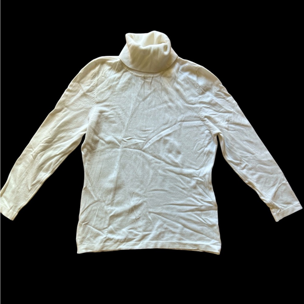 Jennie & ray white sweater Sz L